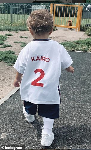 Walker's son Kairo is four years old