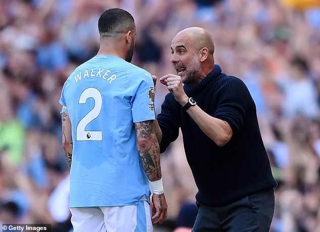 Walker insists he still has a 'great relationship' with Pep Guardiola despite not starting last season's Champions League final