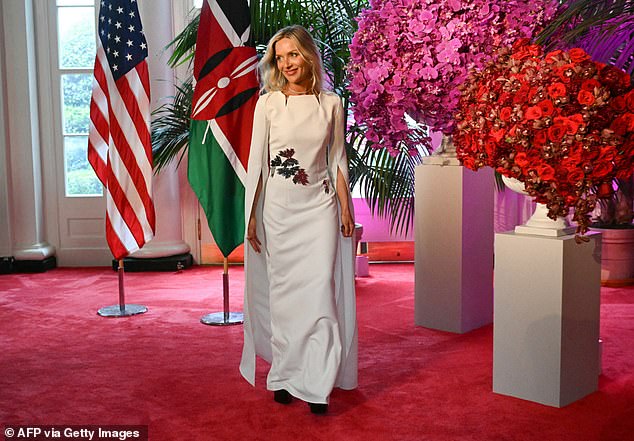 Melissa Cohen, wife of Hunter Biden, walked the red carpet solo at the state dinner