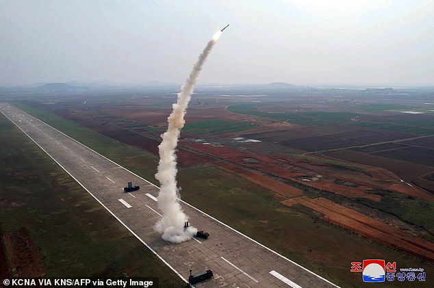 The US has been trying to contain North Korea's missile technology for decades.  This photo, taken on April 19, 2024 and released by North Korea's official Korean Central News Agency (KCNA) on April 20, 2024, shows the North Korean Missile Administration conducting a test launch of "Pyoljji-1-2" new type of anti-aircraft missiles in Korea's West Sea