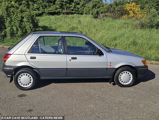 The Ford Fiesta Mk3 with J registration has driven an average of 7 km per year since its first registration
