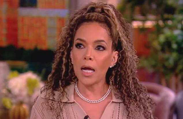 At one point, View host Sunny Hostin interrupted Charlamange to ask, “Why not endorse?”  Why wouldn't we support Biden?'