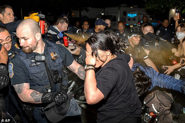 Local police eventually cleared the camp on May 8, leading to arrests