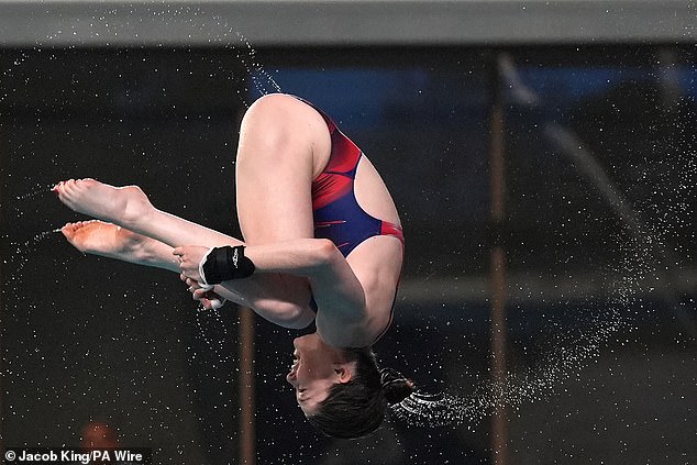 She won the event at the British Diving Championships to secure her place for the summer