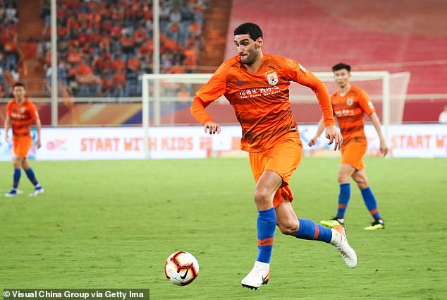 Marouane Fellaini left Chinese club Shandong Taishan after five years