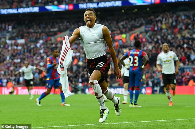 Jesse Lingard scored the winner at Wembley eight years ago and is now playing in South Korea