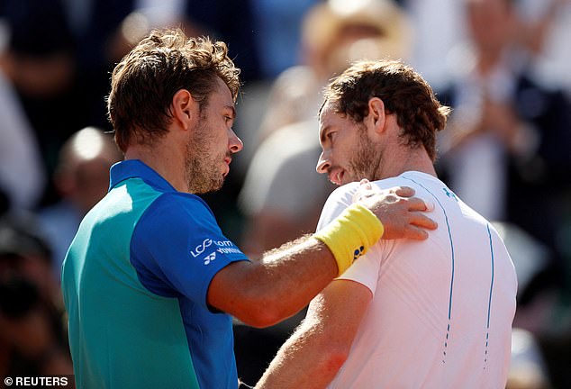 In the end he lost three sets to two against Stan Wawrinka, against whom he now faces in the first round