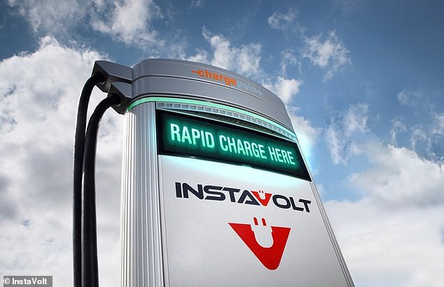 The intended type of charging cable is connected to fast or ultra-fast chargers, which are usually found at highway gas stations, retail parks and large locations.