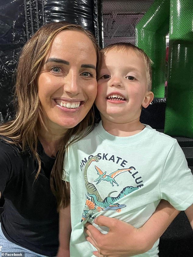 Kallie Wright and son Levi are seen together in a photo posted by a friend