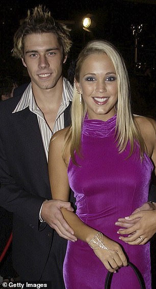 Pictured: Bec and Beau at the 2002 Logie Awards