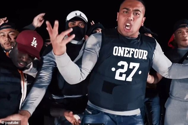 Police foiled an alleged murder plot against members of high-profile Sydney rap group OneFour (pictured)