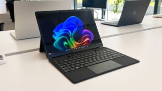 The Microsoft Surface Pro in black color scheme
