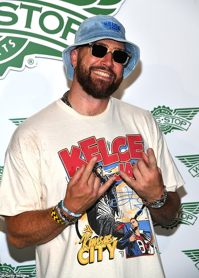 Kelce hung out with Lil' Wayne, 2 Chainz and Diplo on stage at his Kelce Jam last weekend