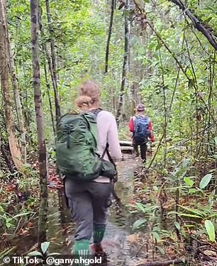 Ganyah currently resides in a research camp in Sebengau National Park in Borneo, where she works with orangutans.