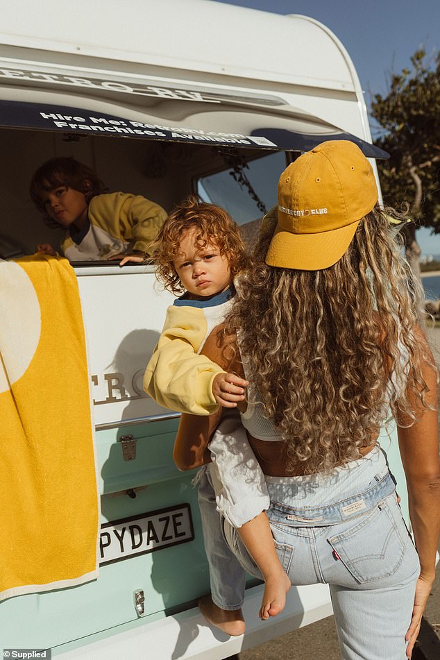 He is now managed by his mother (pictured right), works for two different agencies and has modeled for some of Australia's most iconic clothing brands