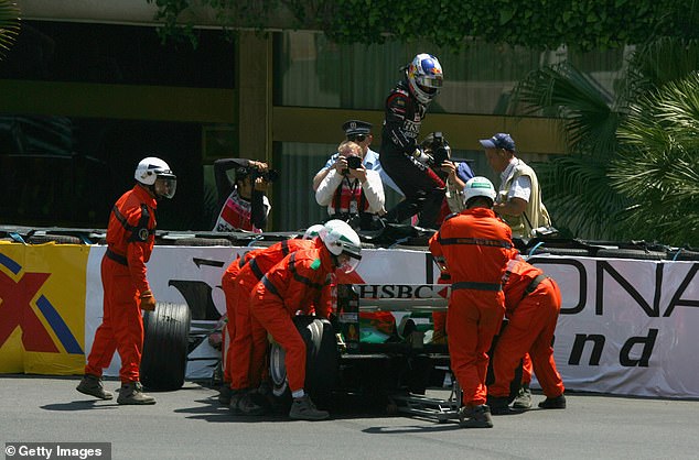 A nightmare for Klien when his Grand Prix was over after a crash on the first lap