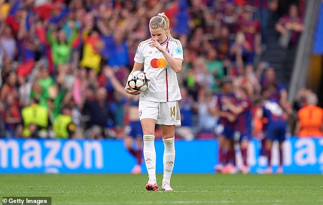 There was sadness at Lyon, which has been the powerhouse of women's football for so long