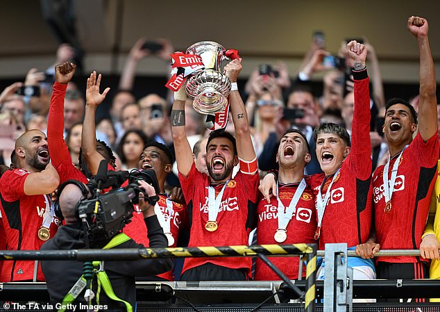 Despite their indifferent season, United defeated rivals City 2–1 in the final to win the trophy