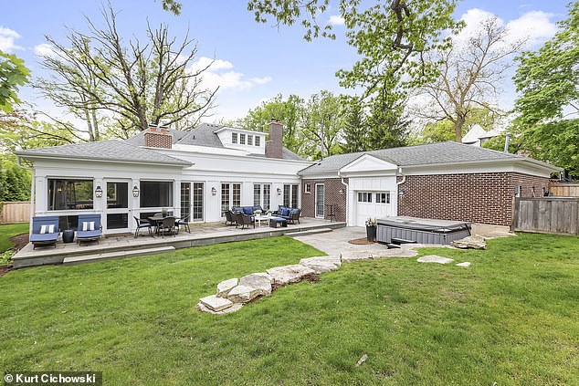 Practical meets luxury with features such as a full bathroom leading to the backyard (easily convertible into a pool bath)