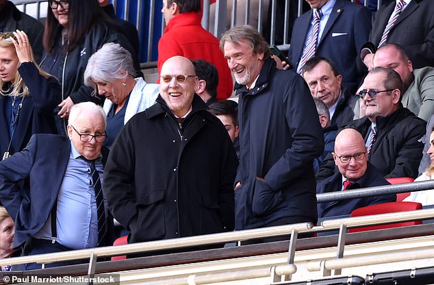 However, Sir Jim Ratcliffe (right) will be fighting to bring the Ipswich boss to Manchester United