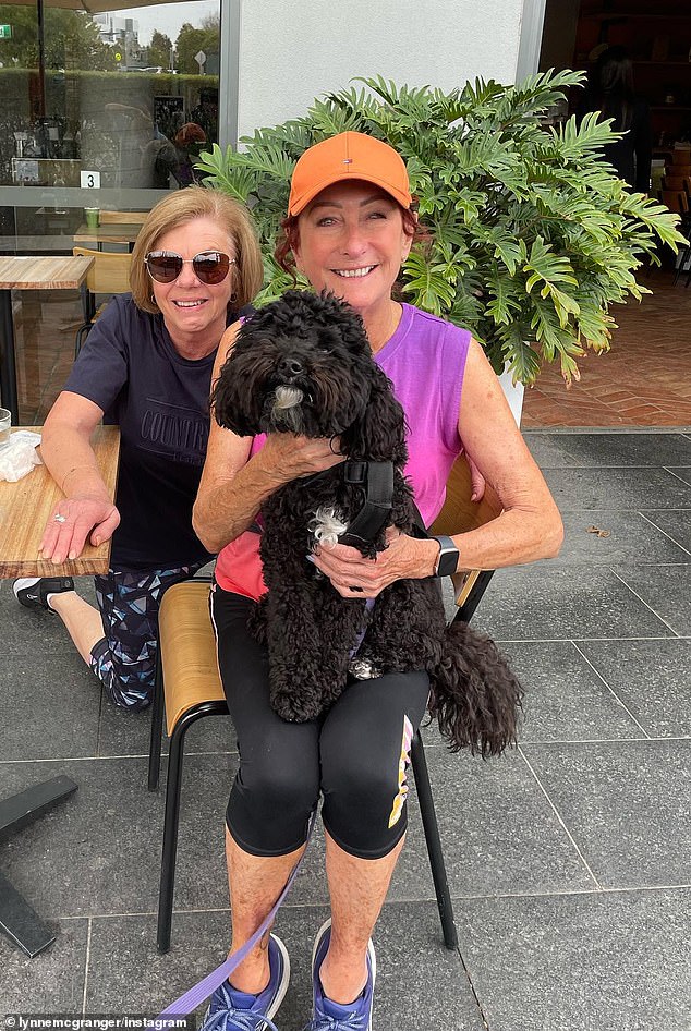 Lynne also shared an image on Instagram prior to her accident, where the veteran actor is seen smiling with her son-in-law's mother with a black dog on her lap