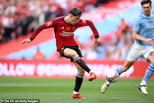 Alejandro Garnacho scored Man United's opener and changed the tone of the match