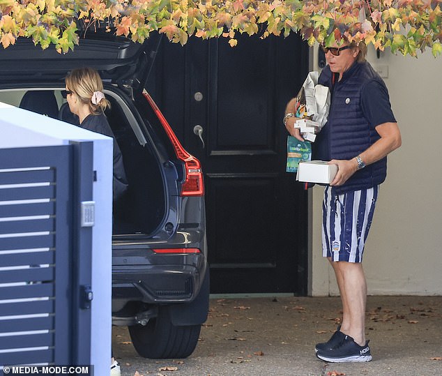 The pair had spent the morning running errands together, heading out for groceries and gardening supplies