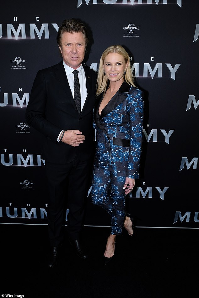 The pair, who are believed to have been dating for about six weeks, met earlier this year after being introduced by mutual friend Sonia Kruger (right)