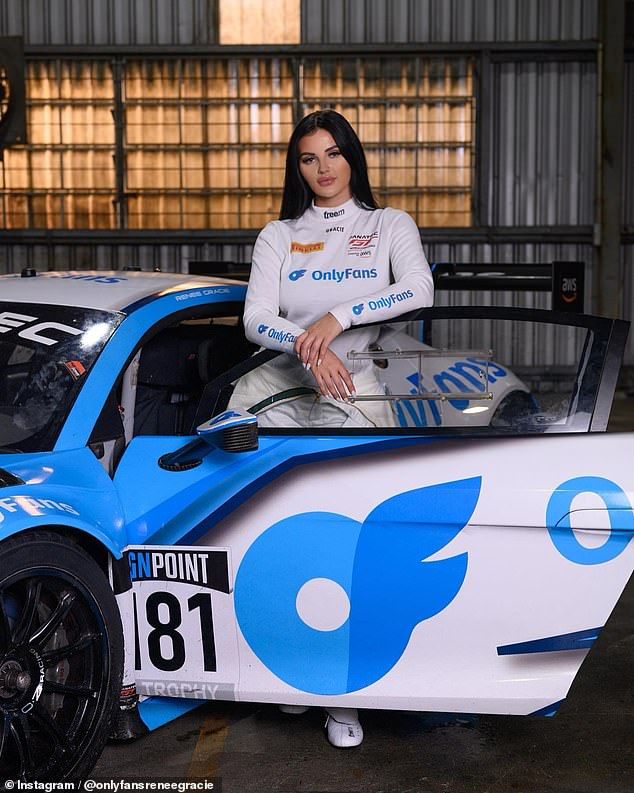 Renee now races for the OnlyFans team in the GT World Challenge Australia series