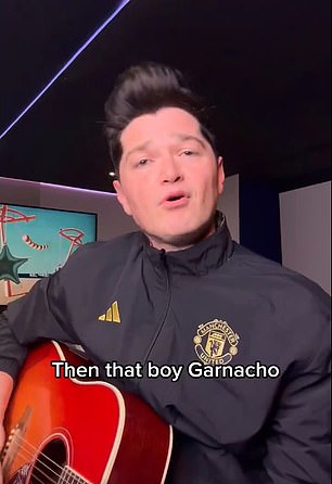 Garnancho's opening goal was mentioned by the Man United fan