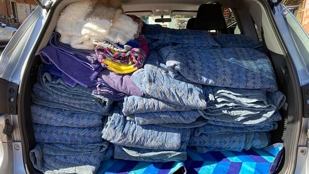 Rotary clubs in South Australia have collected collection bags to donate to people sleeping in cars, tents or under verandas