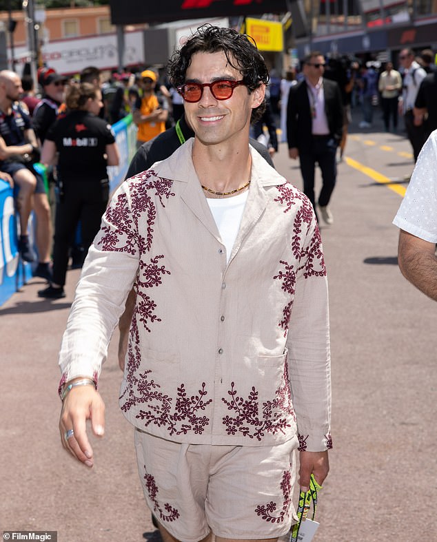 Meanwhile, her ex-husband, singer Joe Jonas, was spotted at the Formula 1 Grand Prix in Monaco