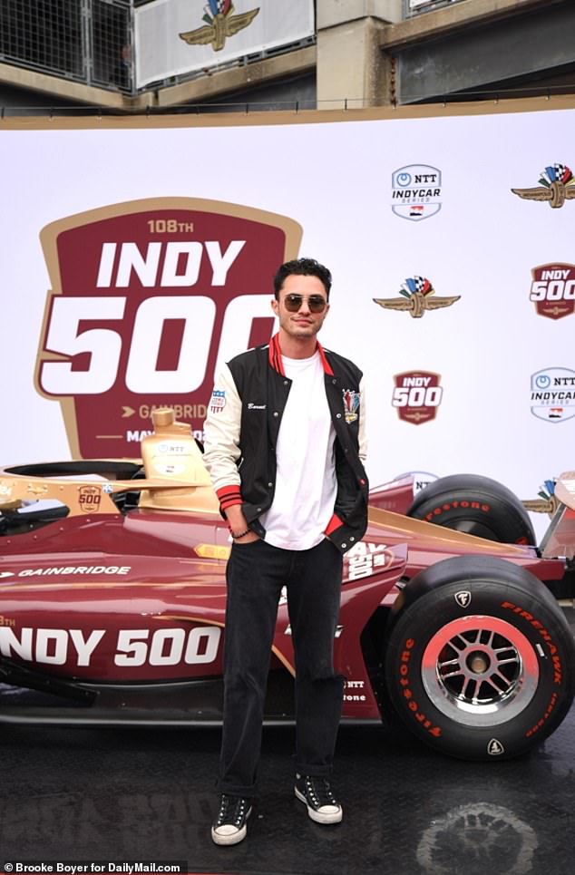 Darren Barnet, who was spotted at the 2023 Indy 500, returned to Indiana for the race