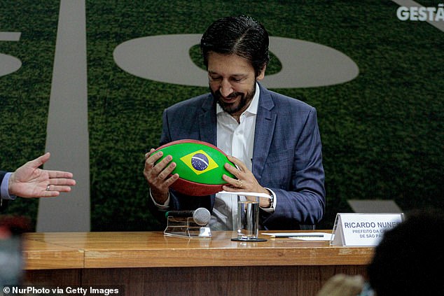 Sao Paulo Mayor Ricardo Nunes will hold an American football match in Brazil on August 10