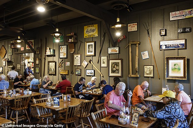 Cracker Barrel stores are getting an update.  This is one of the old designs