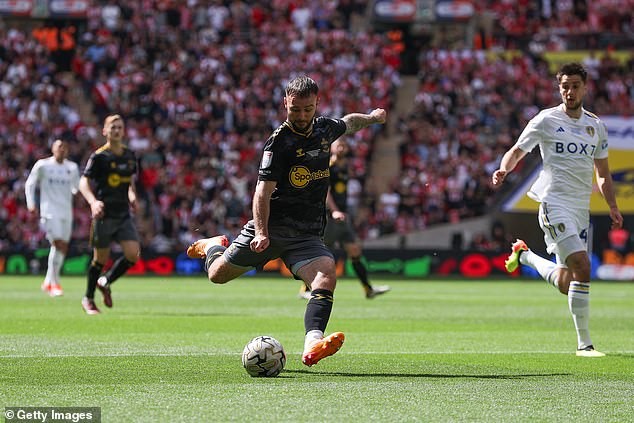 Adam Armstrong's (pictured) decisive goal in the first half ended Southampton's one-year break in the Premier League