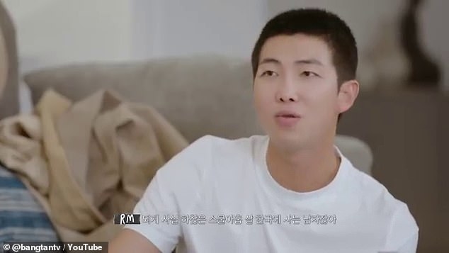 'The same goes for you.  You are only a 28 year old man.  But for the past ten years, we have felt this burden,” RM added