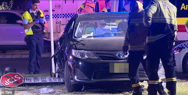 The 52-year-old male DiDi driver and Mr Duong's son were rushed to hospital