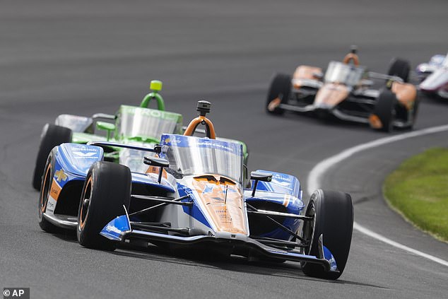 The NASCAR star finished 18th in his Indy500 debut before beginning the journey.  Only four drivers have ever competed in both events on the same day