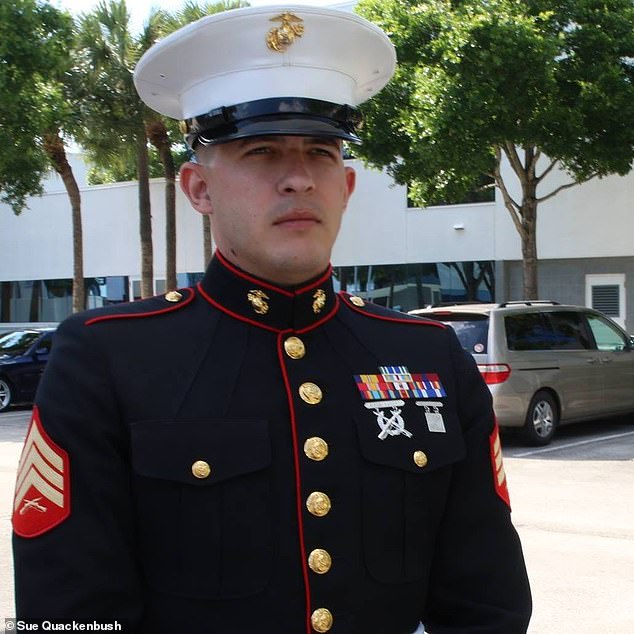 Brother Michael Lopez was a Marine and was killed in a car accident.  He had only just returned from Afghanistan when he died