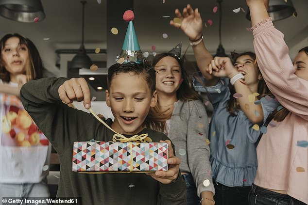 The 'best friend' and her mother showed up at the party unannounced with a gift, but were turned away as there was no room to join in (stock image)