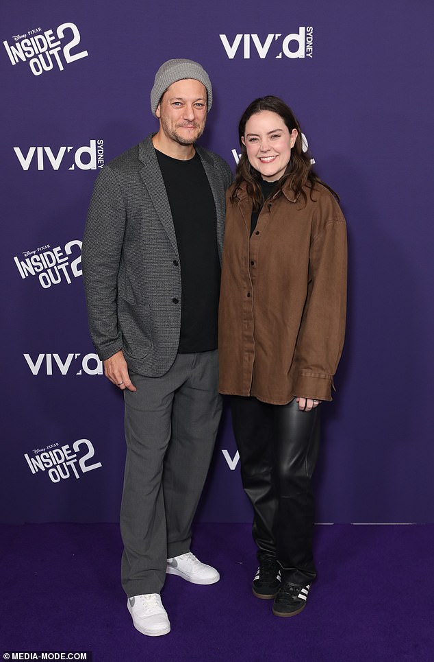 Singer Rob Mills and his The Project star fiance Georgie Tunny made it a date night, each dressed in casual and cozy ensembles for the film screening.  Both shown