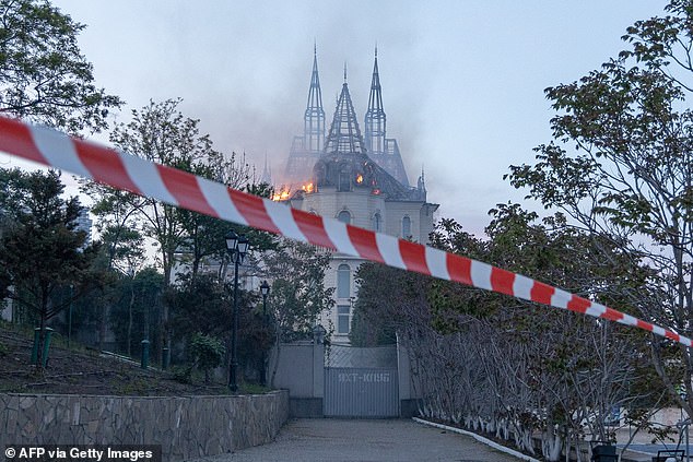 In the Russian attack, Vladimir Putin's forces destroyed a university building, the Odesa Law Academy