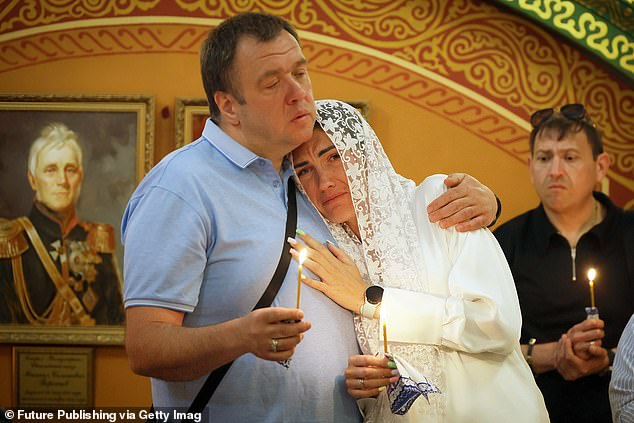 Her mother and father (pictured) mourned the loss of their daughter