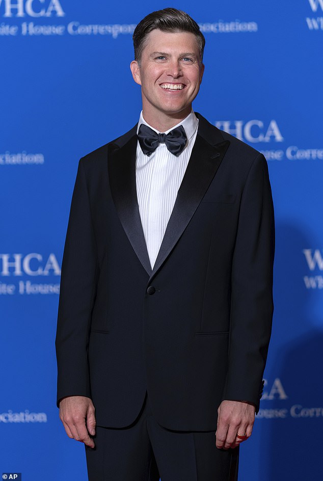 He is Saturday Night Live comedian Colin Jost.  Pictured at the White House Correspondents' Dinner in April this year