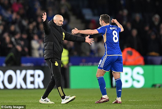 The Leicester manager (left) has emerged as the best candidate to take over as Chelsea boss