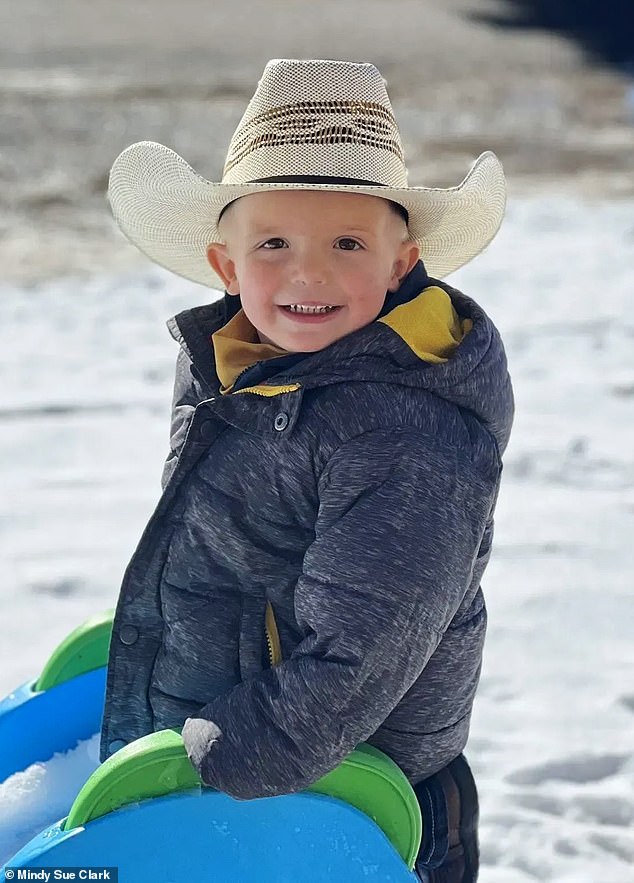 Levi Wright, 3, the son of rodeo star Spencer Wright, has been fighting for his life since his toy tractor plunged into a Utah creek and left him unresponsive