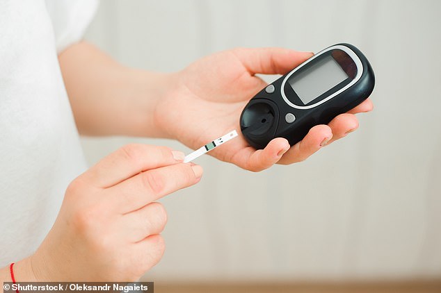 People with diabetes often use blood sugar meters, like this one pictured, to determine how much sugar is currently circulating in their bloodstream.  This helps them decide what to eat and when to use insulin to best manage their disease.