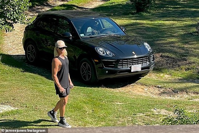 On his social media pages he can be seen driving a range of high-end cars, including this Porsche