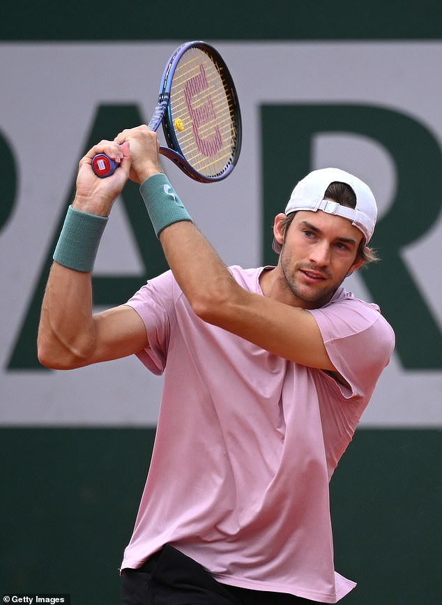 German Henri Squires (pictured) is ranked 221st in the world after winning his first appearance at a Grand Slam